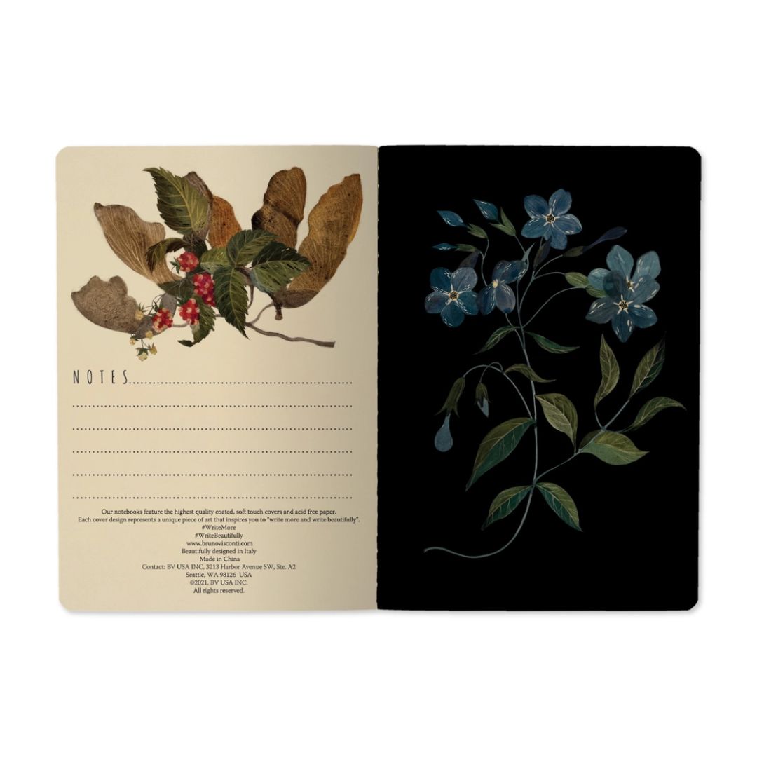 Bruno Visconti Forest Flowers Notebook – Nature’s Beauty and Inspiration