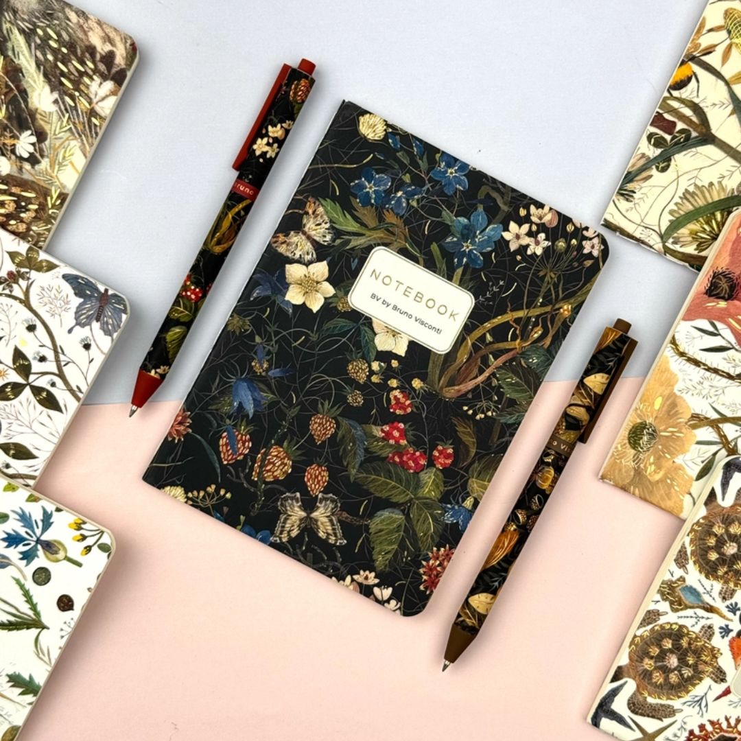 Bruno Visconti Forest Flowers Notebook – Nature’s Beauty and Inspiration