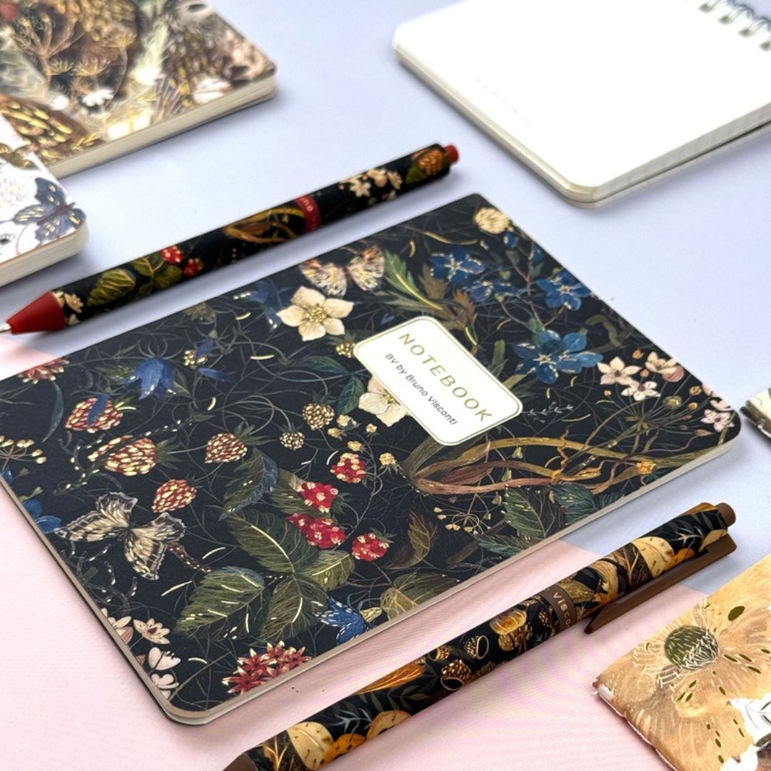 Bruno Visconti Forest Flowers Notebook – Nature’s Beauty and Inspiration