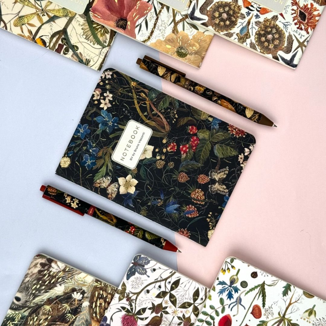 Bruno Visconti Forest Flowers Notebook – Nature’s Beauty and Inspiration