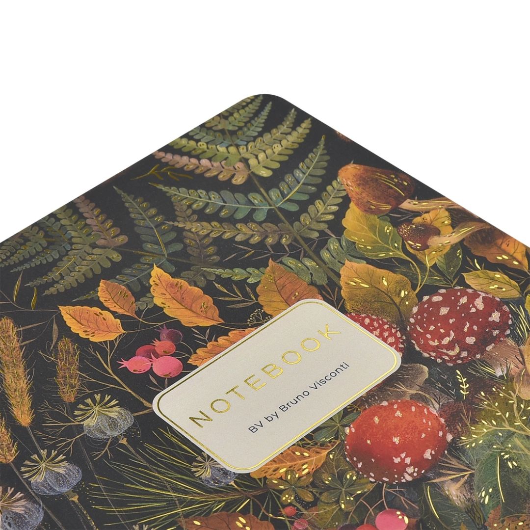 Bruno Visconti Forest Mushrooms Notebook – Nature-Inspired and Beautiful