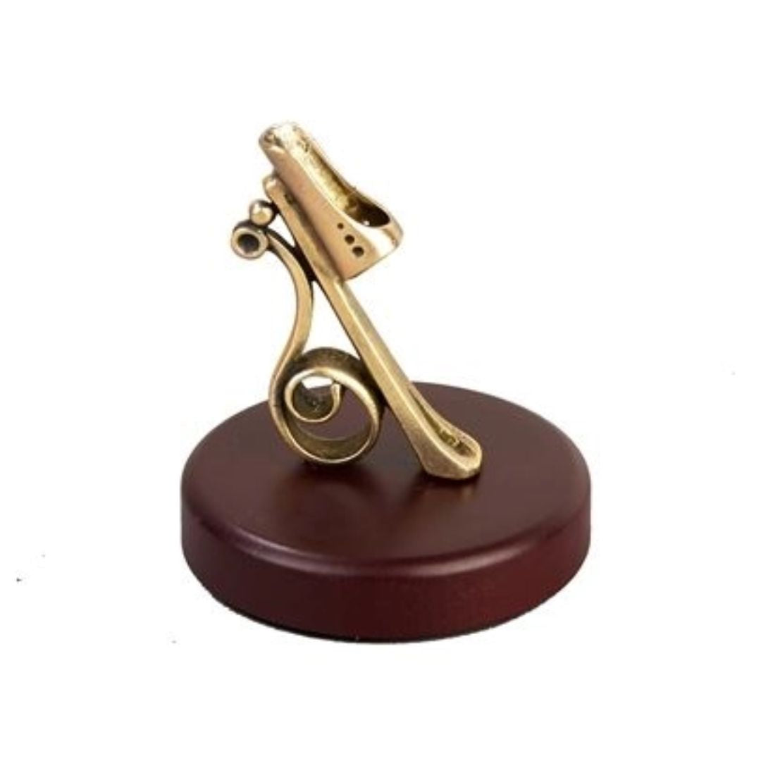 Bronze and Wood Pen Stand