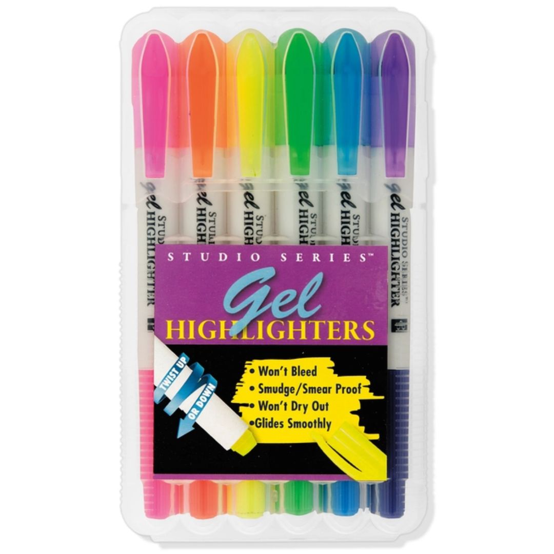 Neon Gel Highlighters - Wordkind