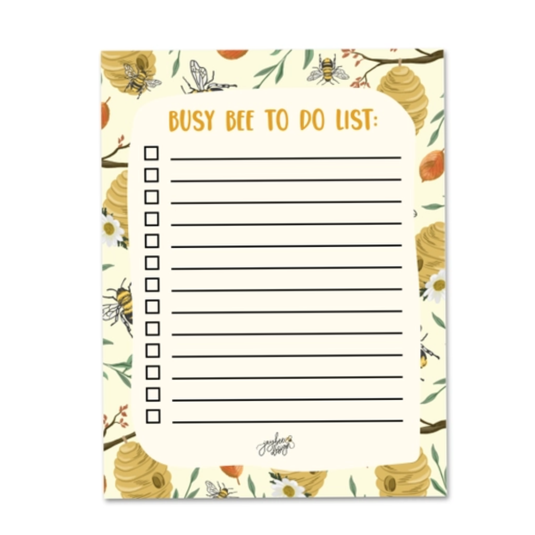 Busy Bee To Do List Sticky Notes - Wordkind