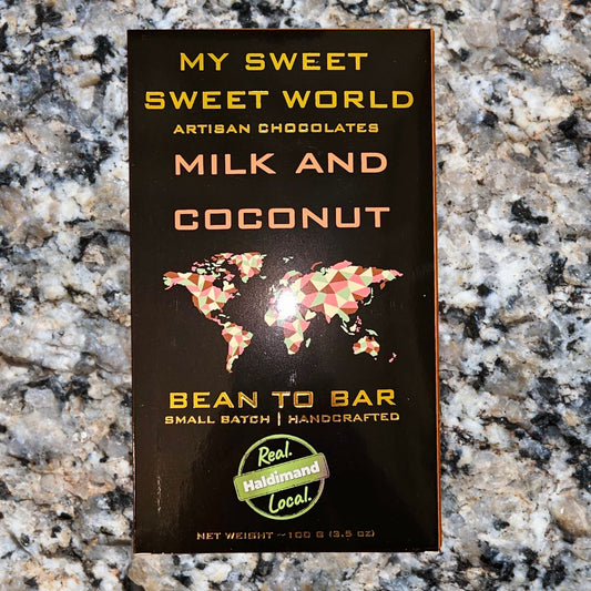 Milk and Coconut Chocolate Bar – My Sweet, Sweet World