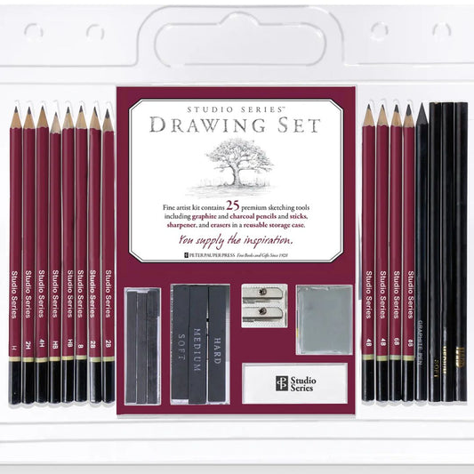 Studio Series 26-Piece Sketch & Drawing Pencil Set - Wordkind