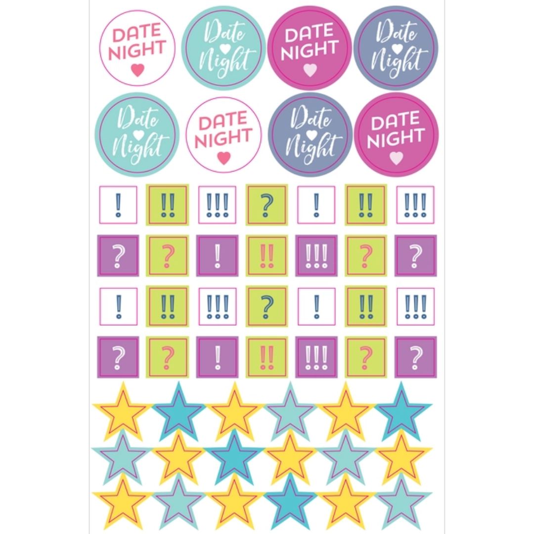 Weekly Planner Stickers - Wordkind