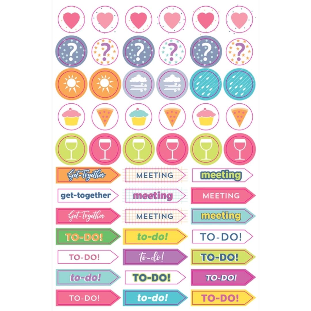 Weekly Planner Stickers - Wordkind