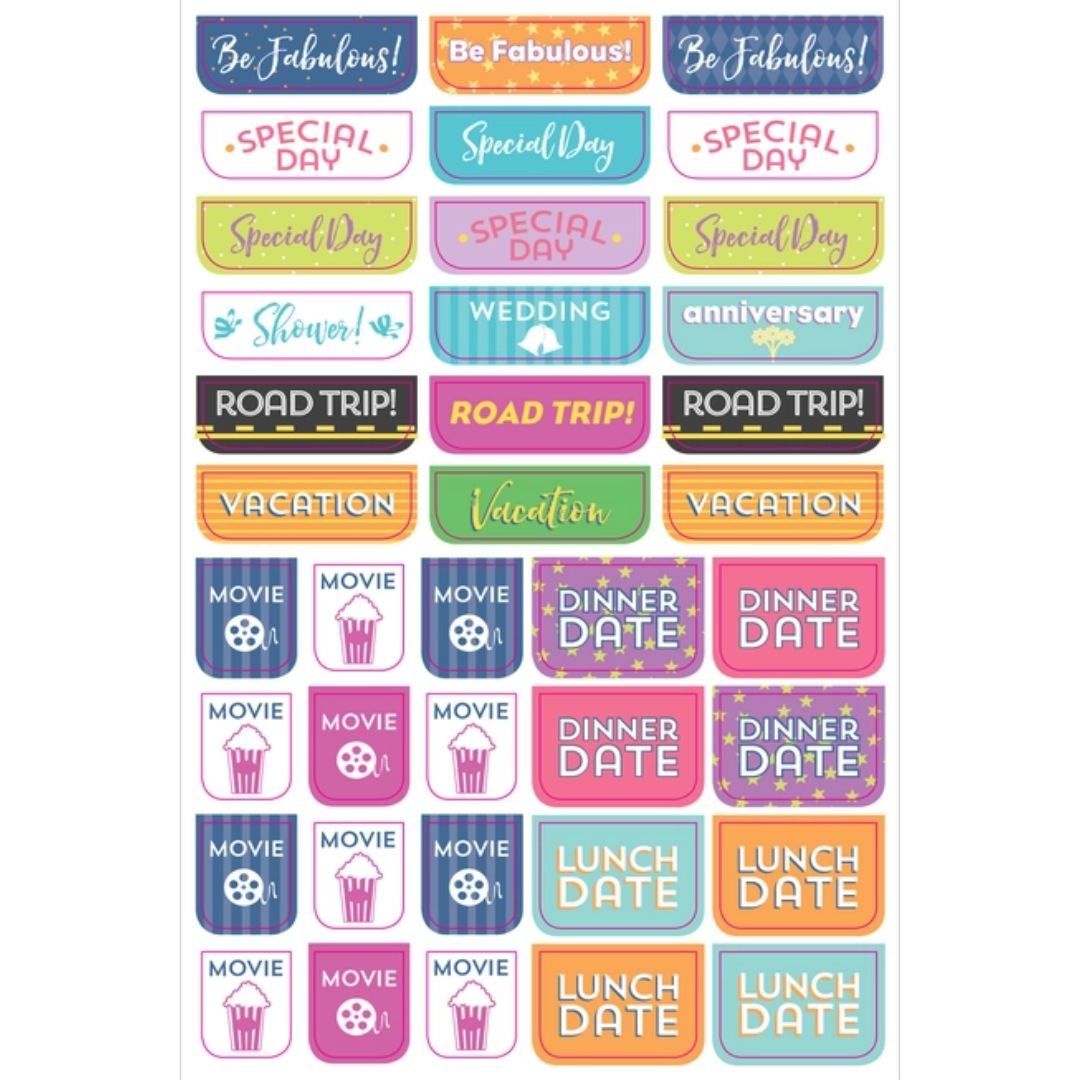 Weekly Planner Stickers - Wordkind