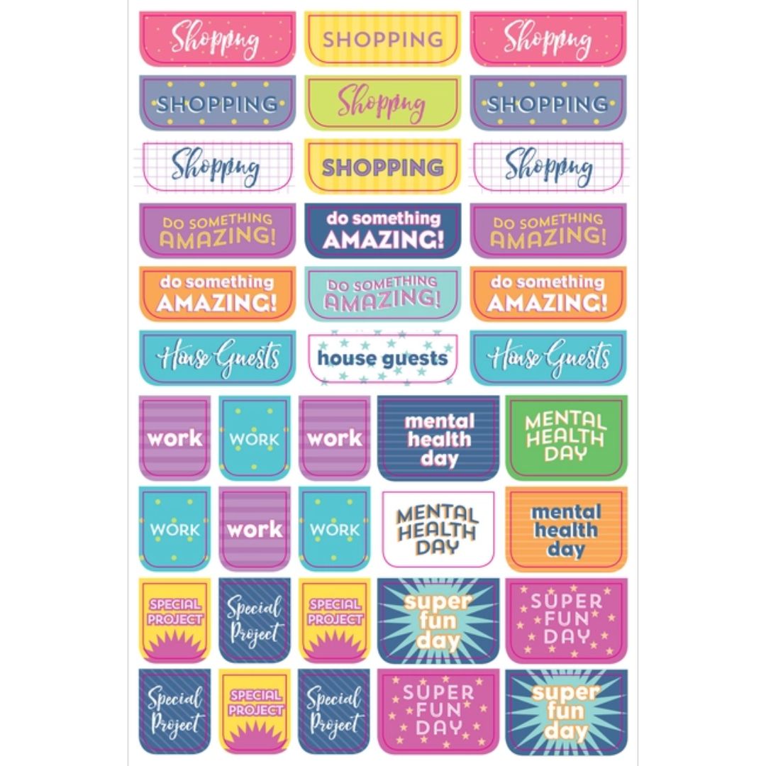 Weekly Planner Stickers - Wordkind