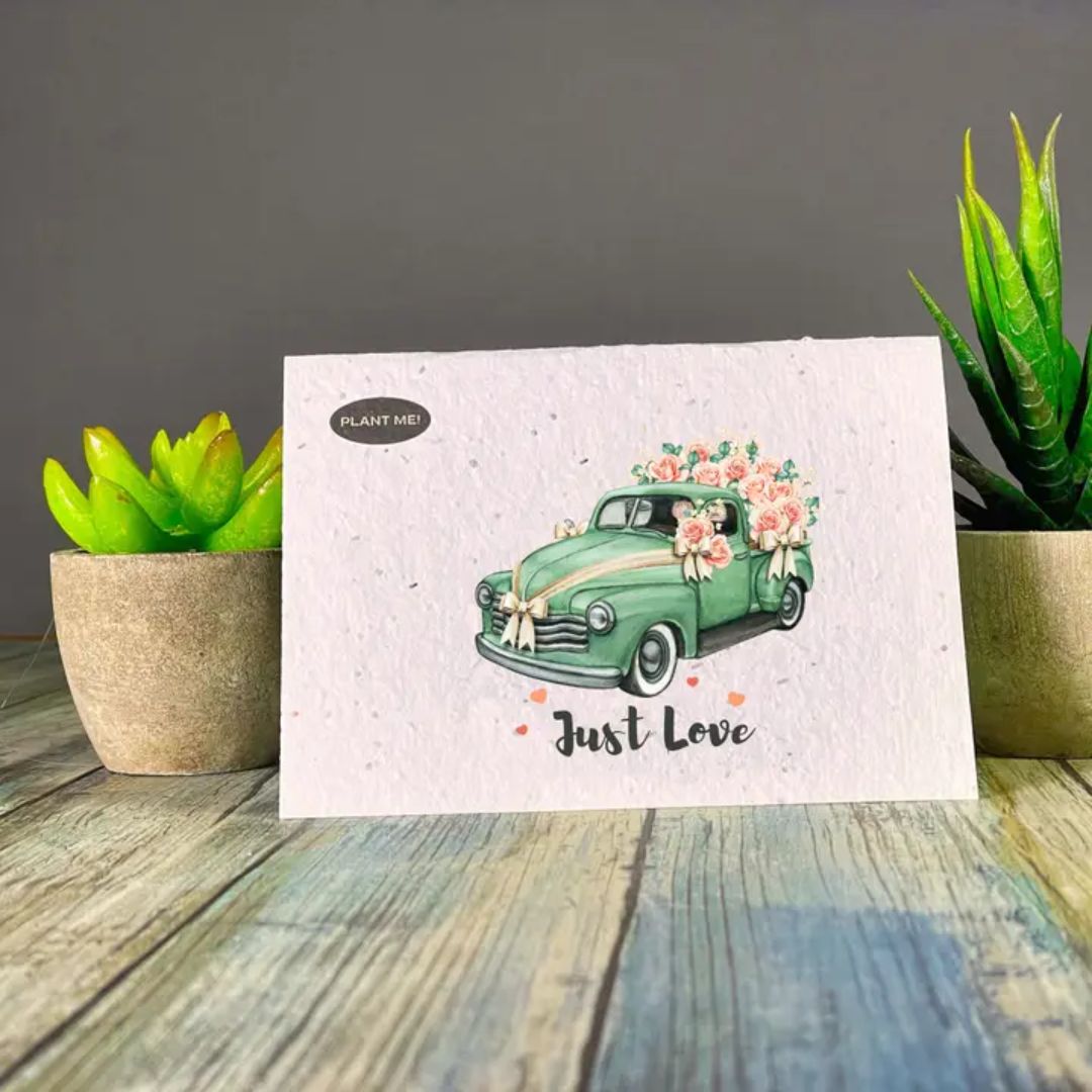 Just Love Seed Paper Greeting Card - Wordkind