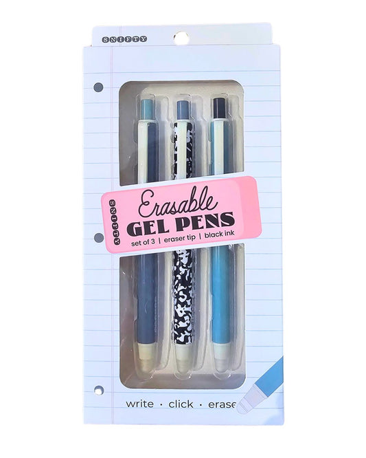 Write. Click. Erase. – Erasable Gel Pens