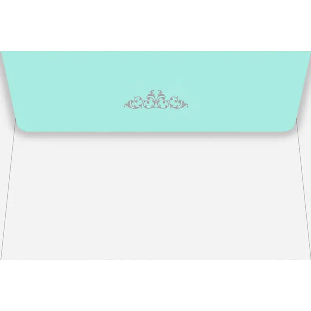 Tiffany-Blue Thank You Note Card Set | Elegant Stationery