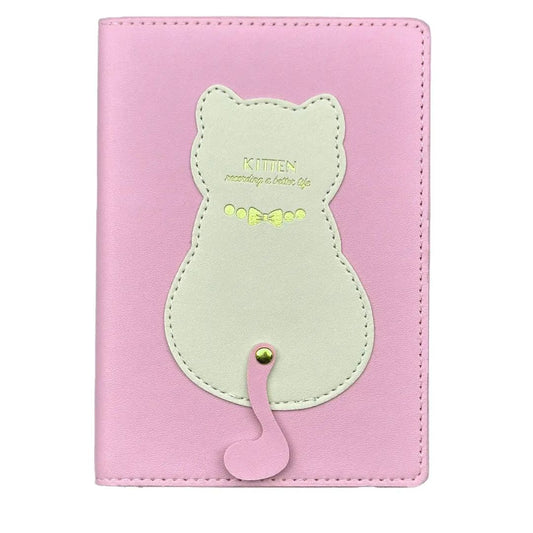 Pink Cat Diary Fancy Fashion Journal Notebook