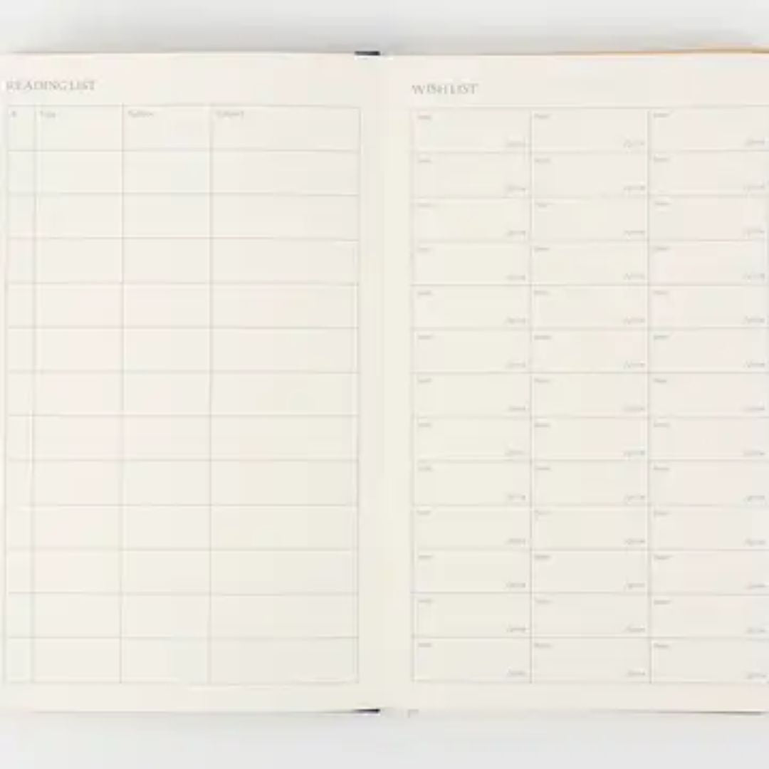 Undated Diary Personal Planner Vegan Cover- Sky Blue - Wordkind