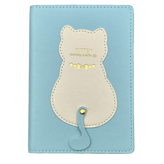 Blue Cat Diary Fancy Fashion Journal Notebook