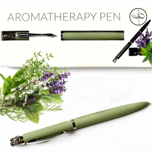 Aromatherapy Ballpoint Pen Set - Sage Green - Wordkind Stationery Boutique