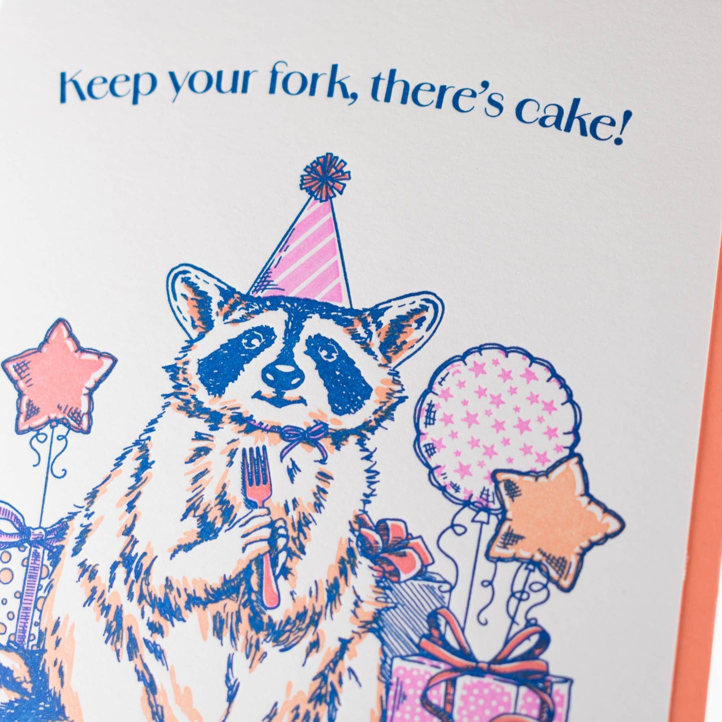 Birthday Raccoon Card - Wordkind Stationery Boutique