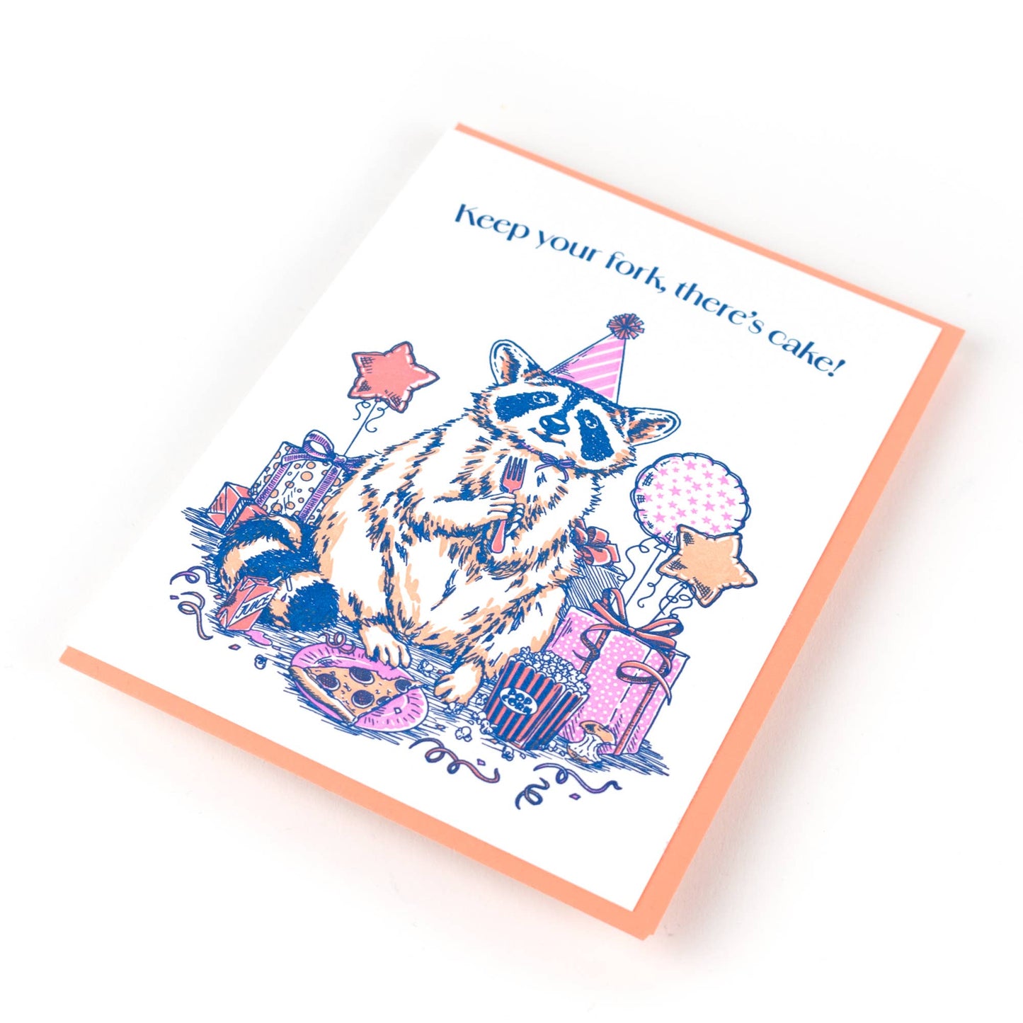 Birthday Raccoon Card - Wordkind Stationery Boutique