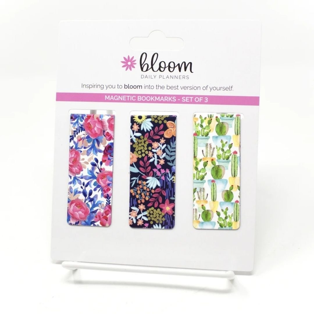 Botanical Magnetic Bookmarks, Set of 3 - Wordkind Stationery Boutique