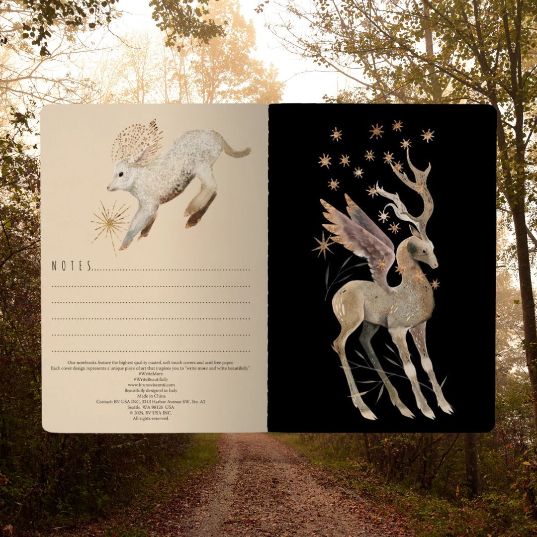 Bruno Visconti Forest Fauna Notebook – Mystical and Inspiring - Wordkind Stationery Boutique