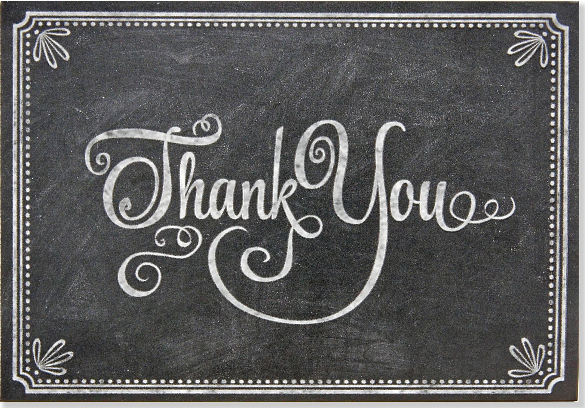 Chalkboard Thank You Notes - Wordkind Stationery Boutique