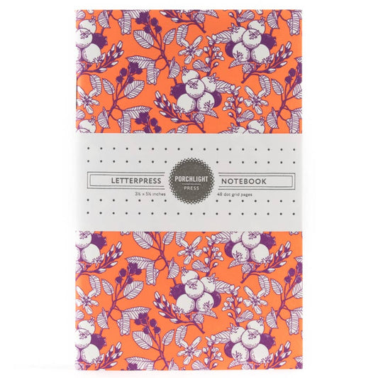 Forest Foraging Series: Saskatoon Berry Pocket Notebook: Dot Pages - Wordkind Stationery Boutique