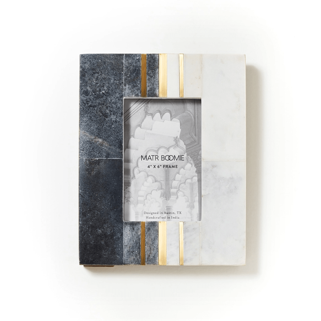 Hand Carved Marble Sammita Picture Frame | Elegant Fair Trade Gift - Wordkind Stationery Boutique