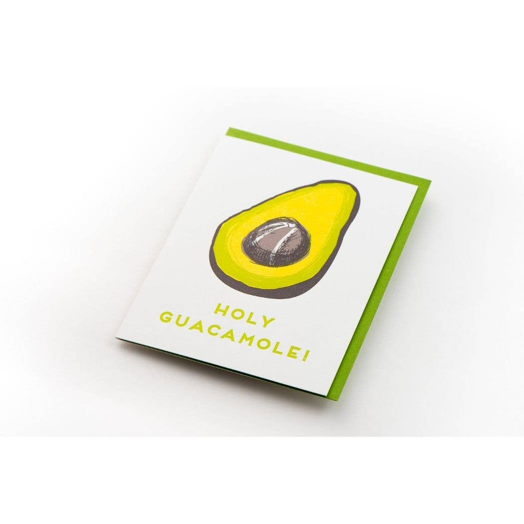 Holy Guacamole Card - Wordkind Stationery Boutique