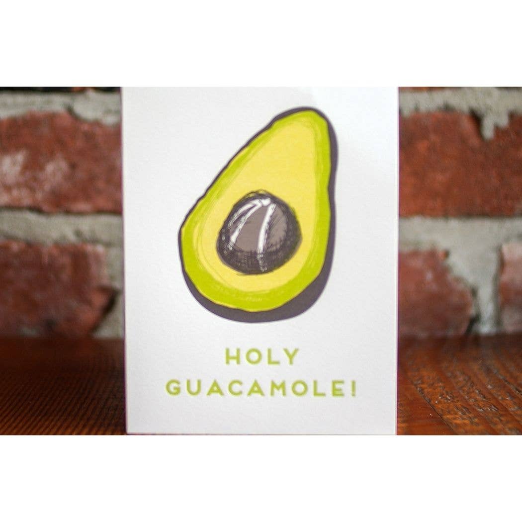 Holy Guacamole Card - Wordkind Stationery Boutique