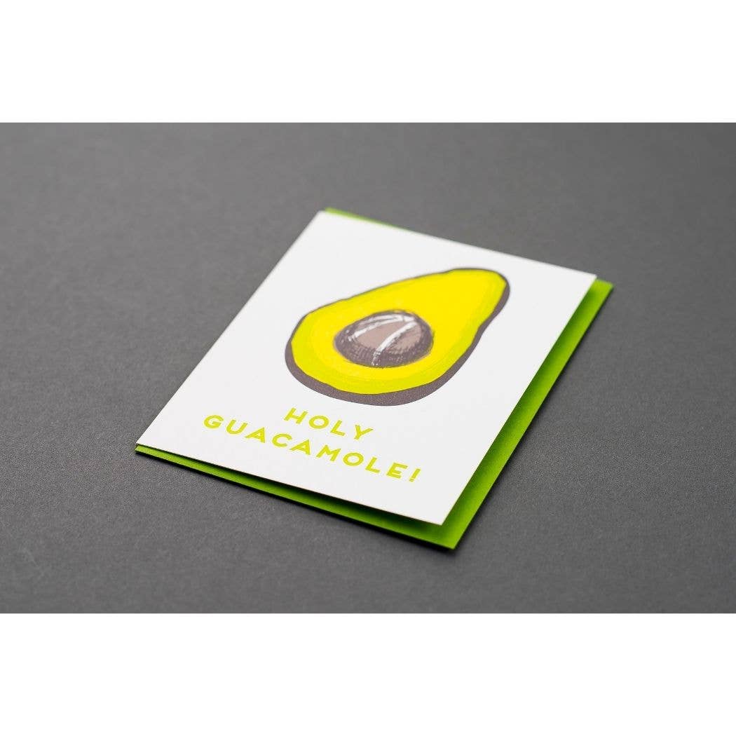 Holy Guacamole Card - Wordkind Stationery Boutique