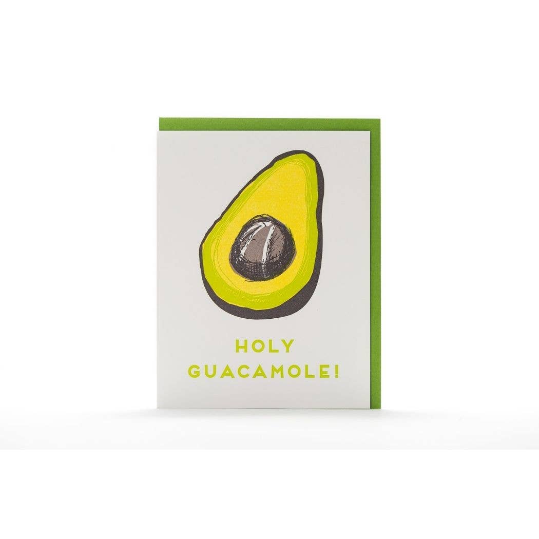 Holy Guacamole Card - Wordkind Stationery Boutique