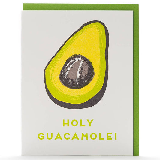 Holy Guacamole Card - Wordkind Stationery Boutique
