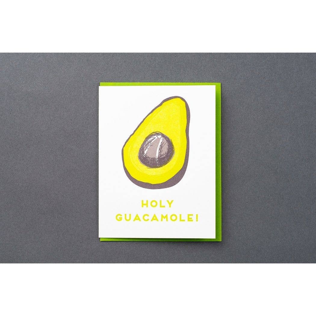 Holy Guacamole Card - Wordkind Stationery Boutique