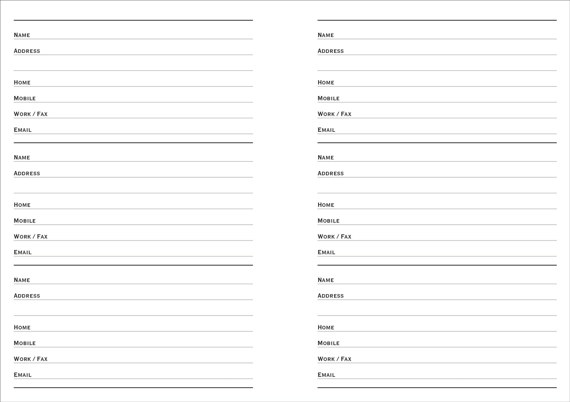 Hydrangeas Large Address Book - Wordkind Stationery Boutique