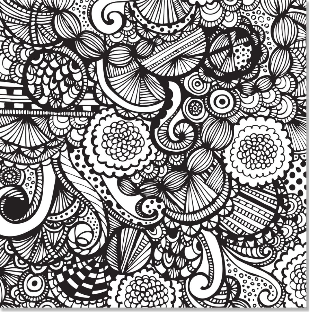 Joyful Designs Artist's Colouring Book | Meditative Patterns - Wordkind Stationery Boutique
