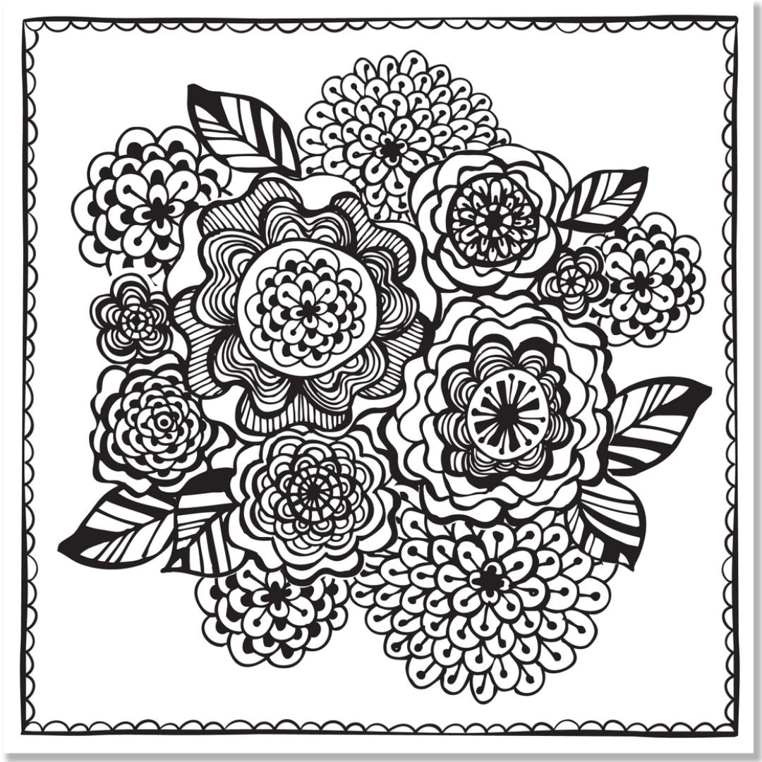 Joyful Designs Artist's Colouring Book | Meditative Patterns - Wordkind Stationery Boutique