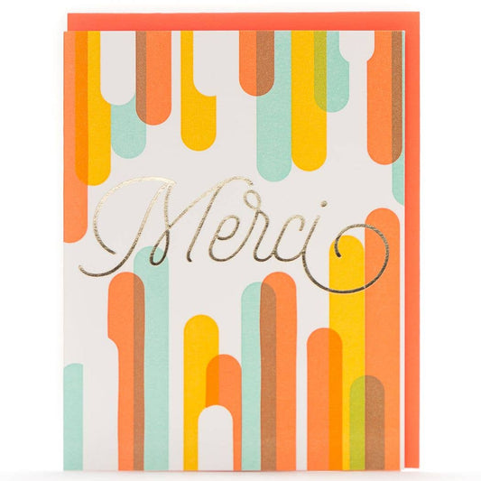 Merci Modern Card: Single Card - Wordkind Stationery Boutique