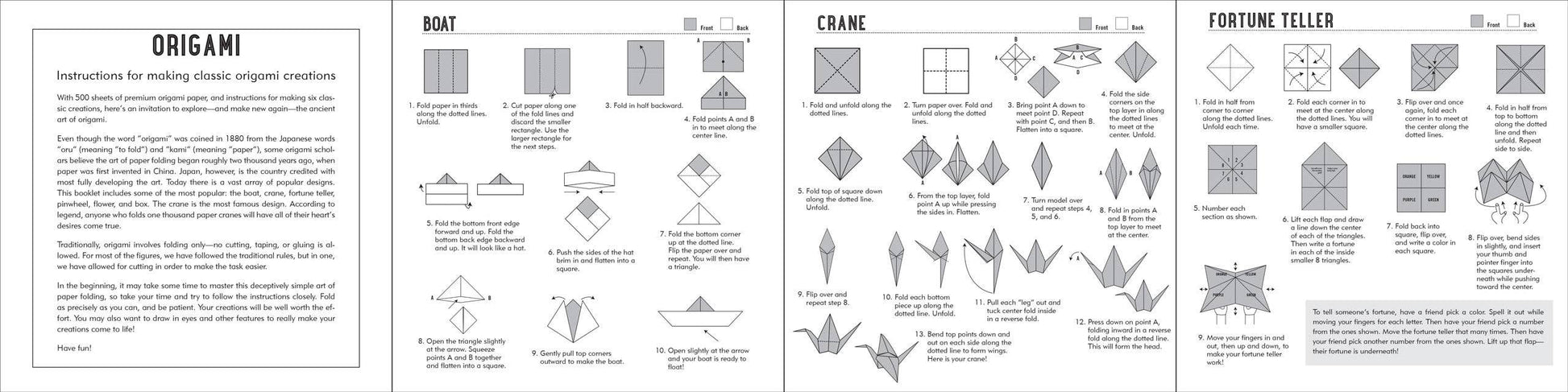 Origami Paper Washi Patterns (500 Sheets) - Wordkind Stationery Boutique