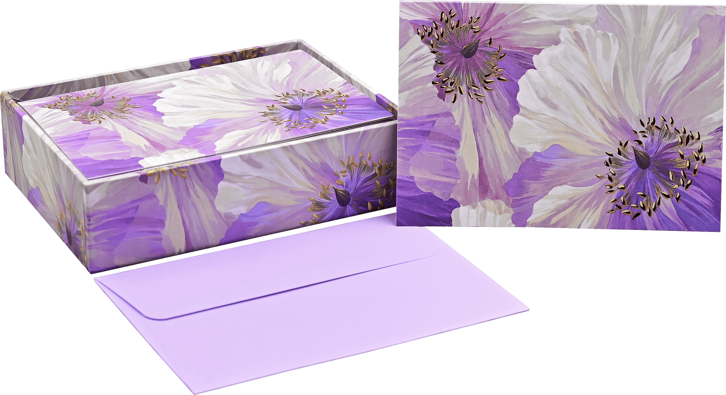 Poppies in Bloom Note Cards - Wordkind Stationery Boutique