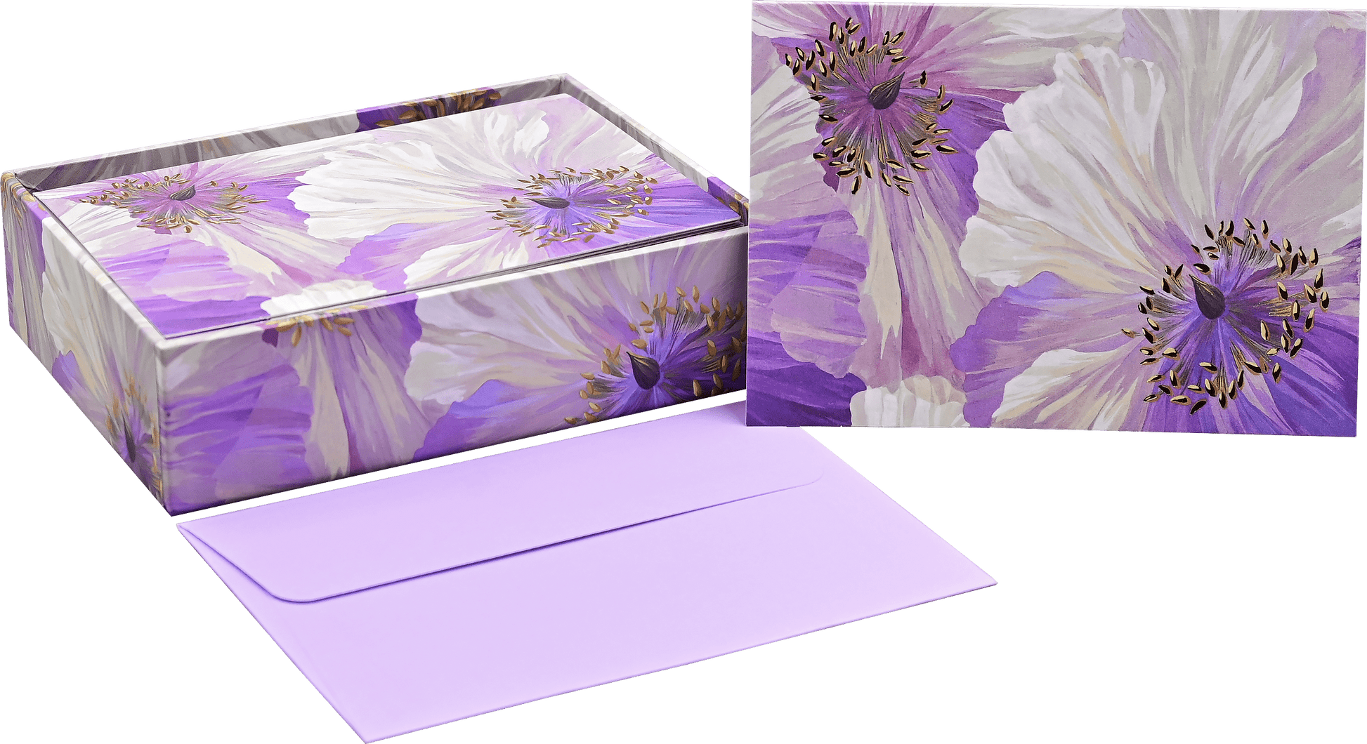 Poppies in Bloom Note Cards - Wordkind Stationery Boutique