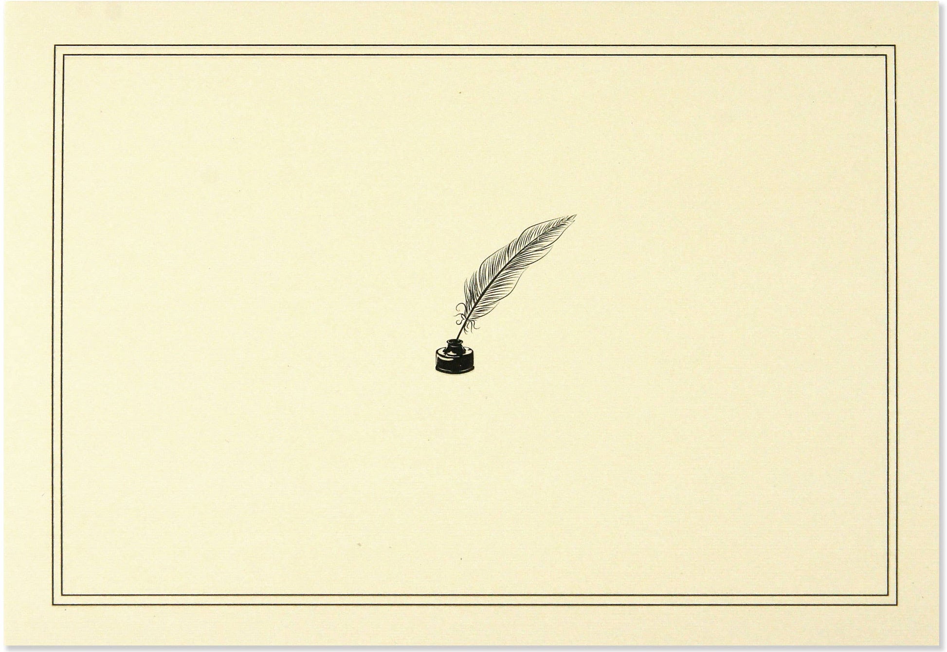 Quill Pen and Ink Note Cards - Wordkind Stationery Boutique