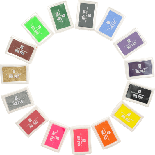 Studio Series Ink Pad Set (15 colors) - Wordkind Stationery Boutique