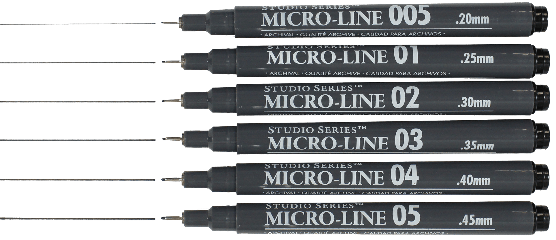 Studio Series Micro - Line Pen Set (Set of 6) - Wordkind Stationery Boutique