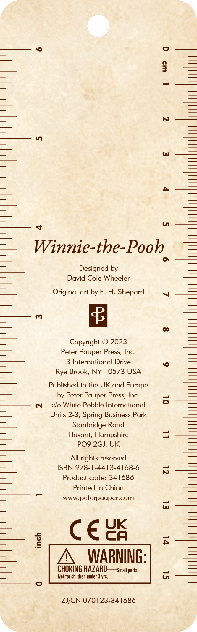 Winnie - the - Pooh Youth Bookmark - Wordkind Stationery Boutique