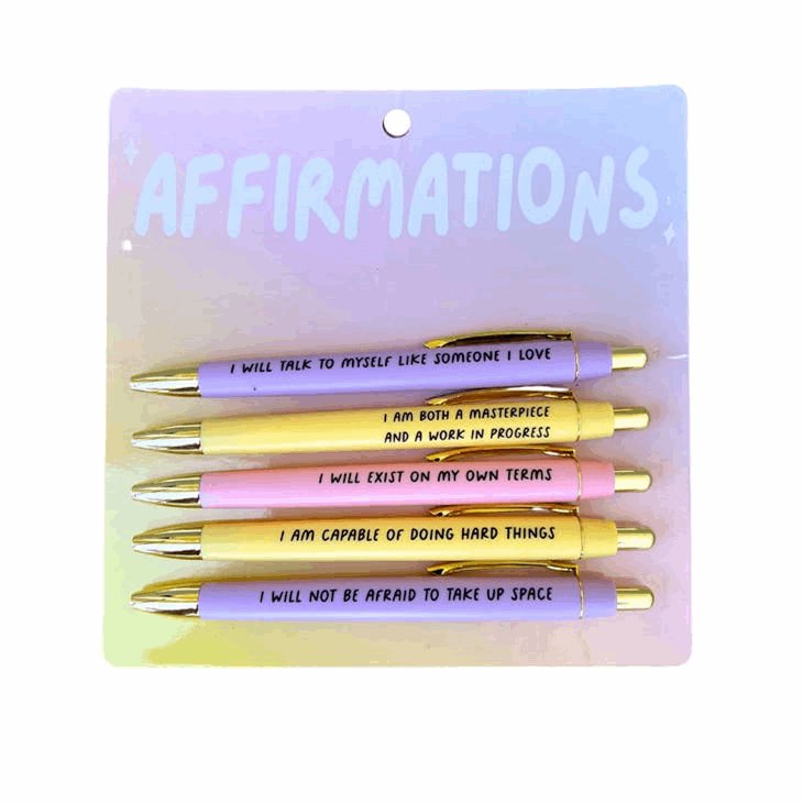 Affirmations Pen Set - Wordkind
