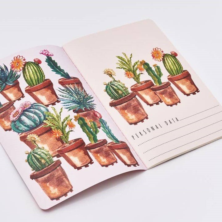 Bruno Visconti "Cactus on Rose" Notebook - Wordkind