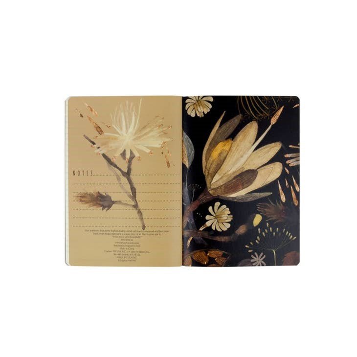 Bruno Visconti "Night Flowers" Notebook - Wordkind