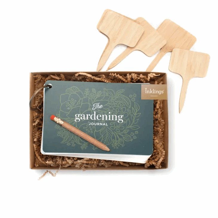 Gardening Mini Journal Set With Plant Markers - Wordkind