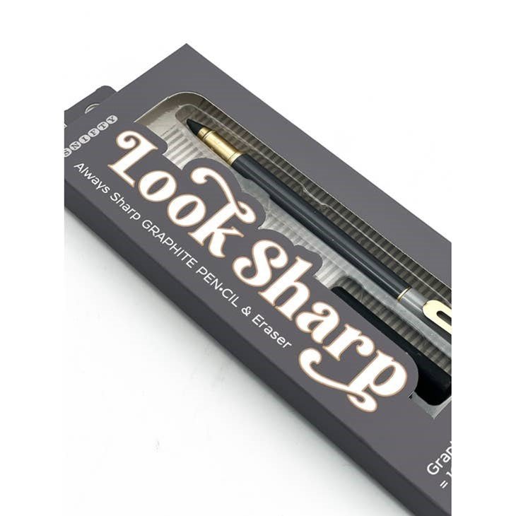 Look Sharp Compressed Graphite Pencil - Wordkind